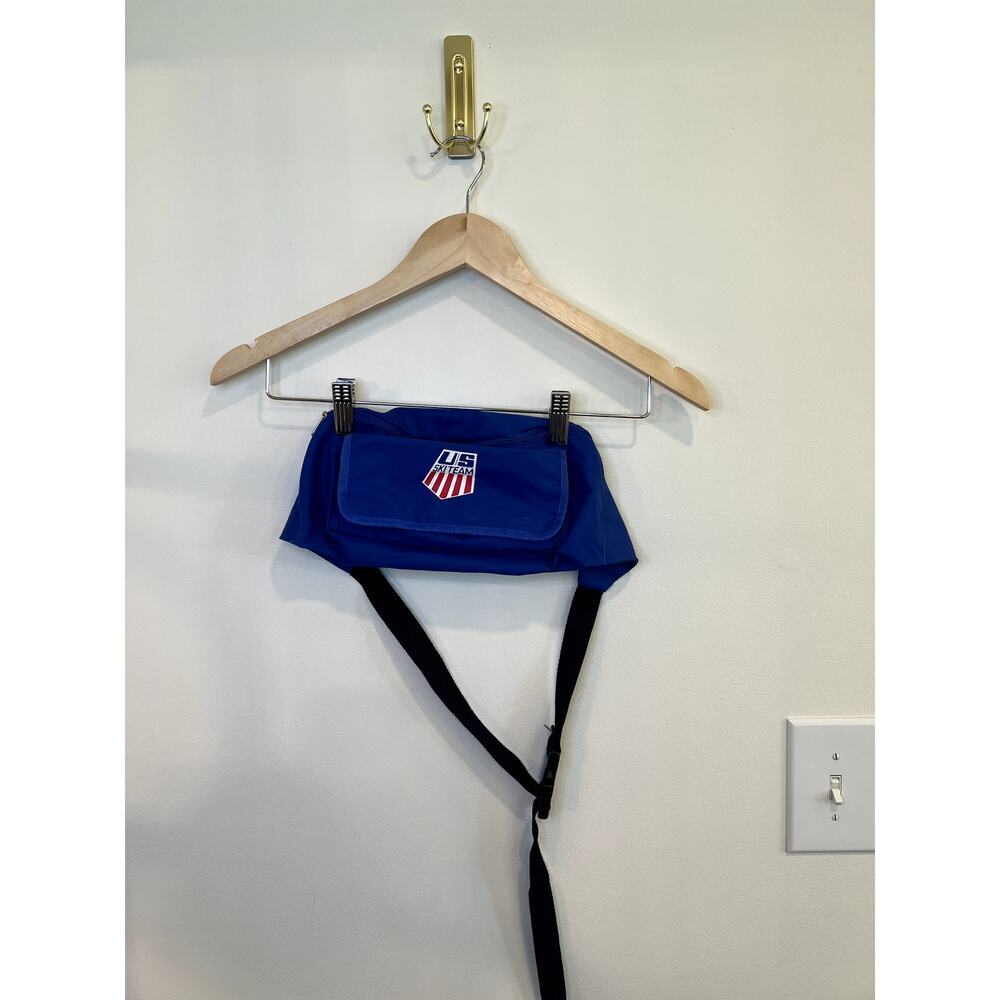 US Ski Team Fanny Pack Blue Waist Bag Adjustable Belt Travel Sport Bag USA